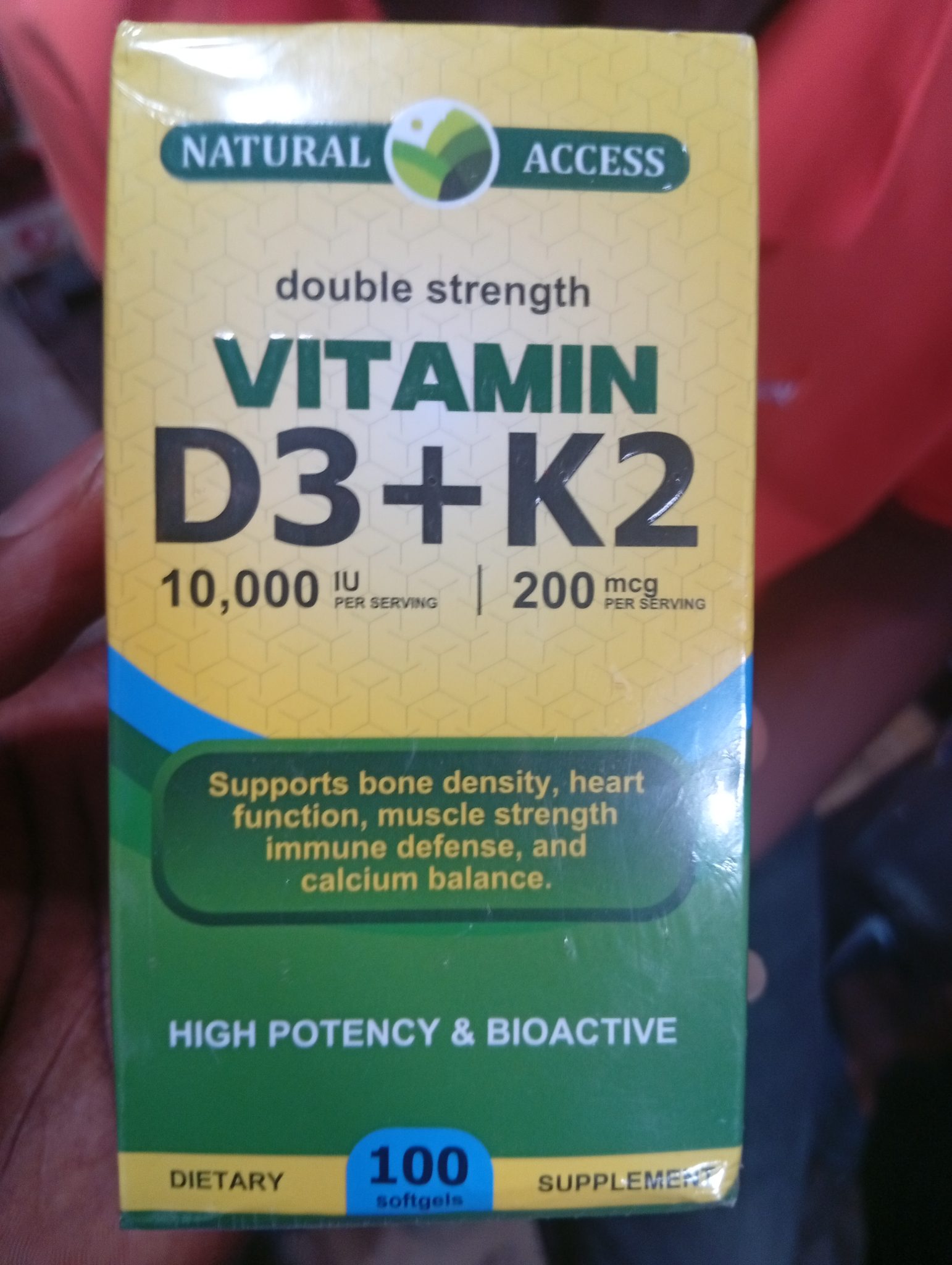Vitamins and supplements